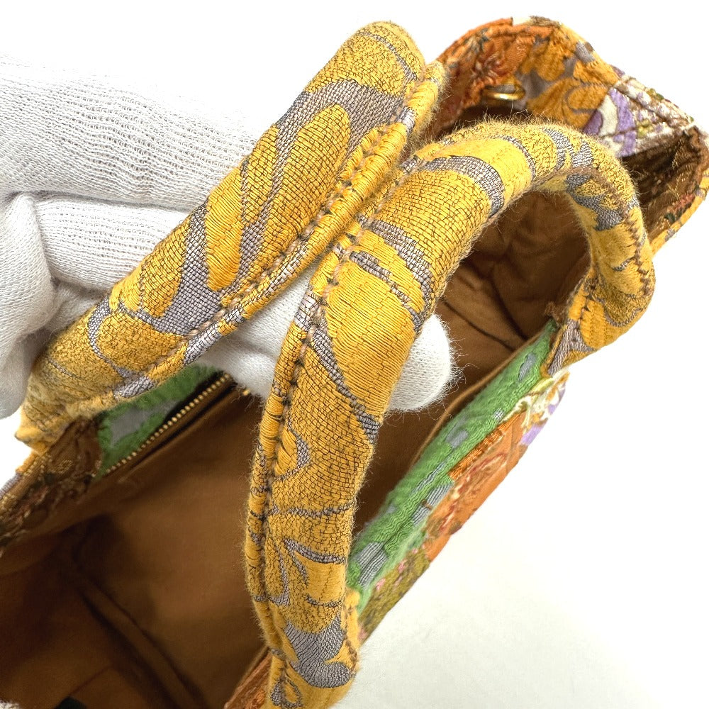 PRADA Tote Bag BN249 canvas multicolor Triangle logo Women Used