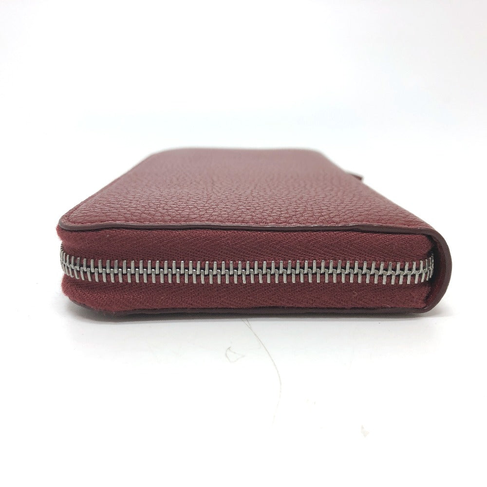 PRADA Long Wallet Purse 2ML317 leather Red type logo gradient Zip Around mens Used