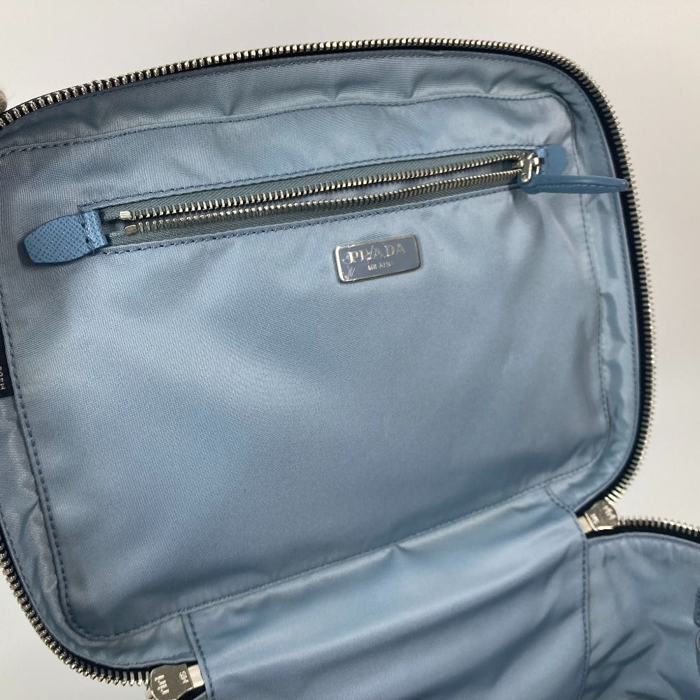 PRADA Handbag 1NJ003 saffiano leather black Bags, makeup boxes, makeup pouches Vanity bag Women Used