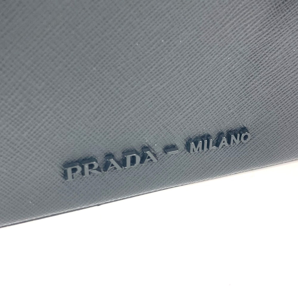 PRADA Handbag 1NJ003 saffiano leather black Bags, makeup boxes, makeup pouches Vanity bag Women Used