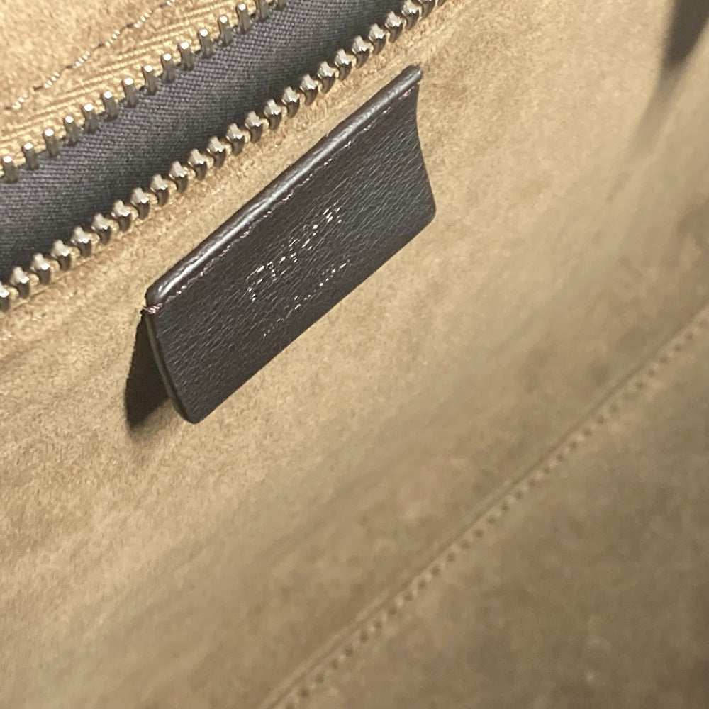 FENDI Handbag 7VA571 Canvas / leather Brown Zucca SOFT TRUNK unisex(Unisex) Used