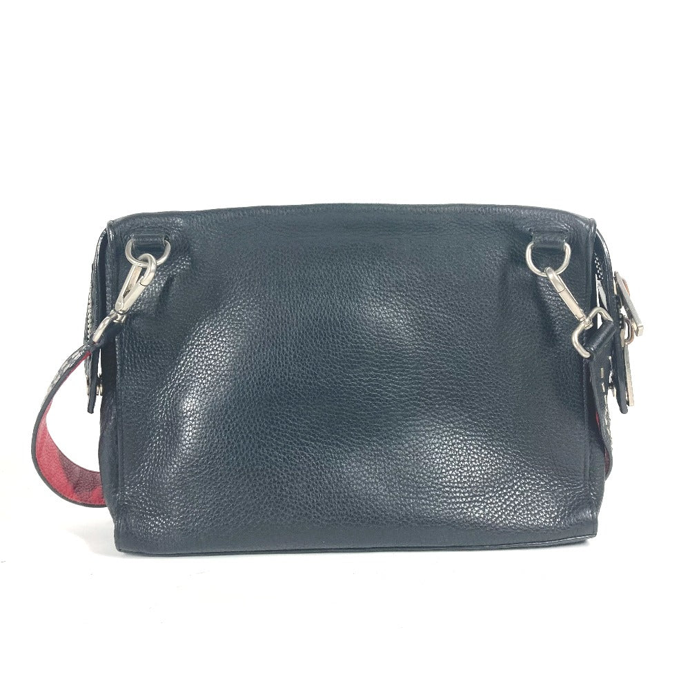 FENDI Shoulder Bag 7VA407 leather black Messenger bag Celeria mens Used