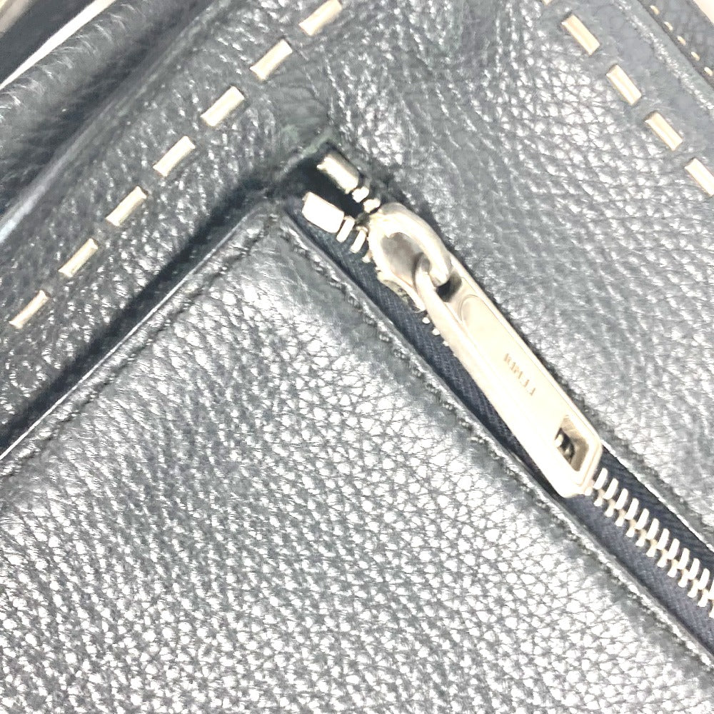 FENDI Shoulder Bag 7VA407 leather black Messenger bag Celeria mens Used