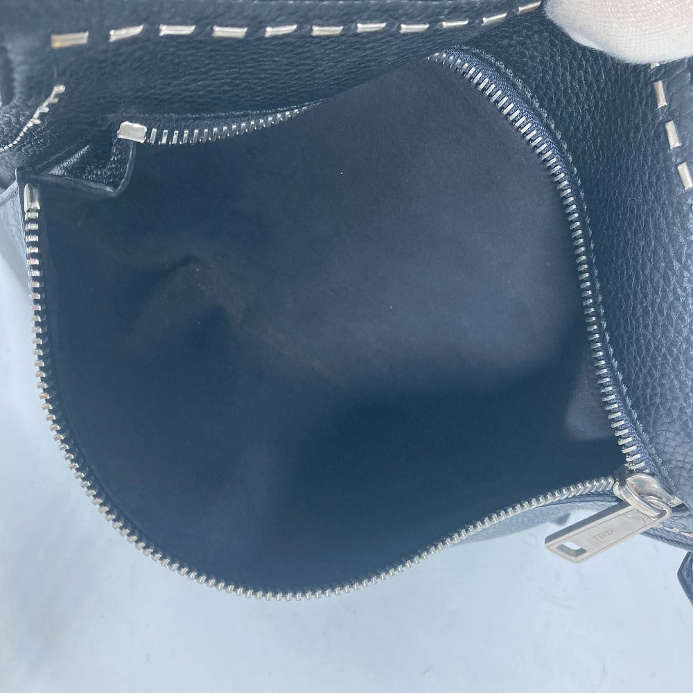 FENDI Shoulder Bag 7VA407 leather black Messenger bag Celeria mens Used