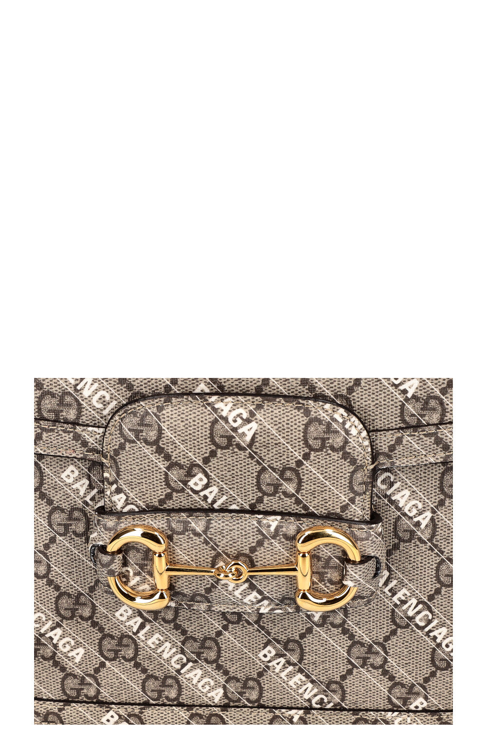 GUCCI x BALENCIAGA The Hacker Project Horsebit 1955 Bag GG Canvas Supreme