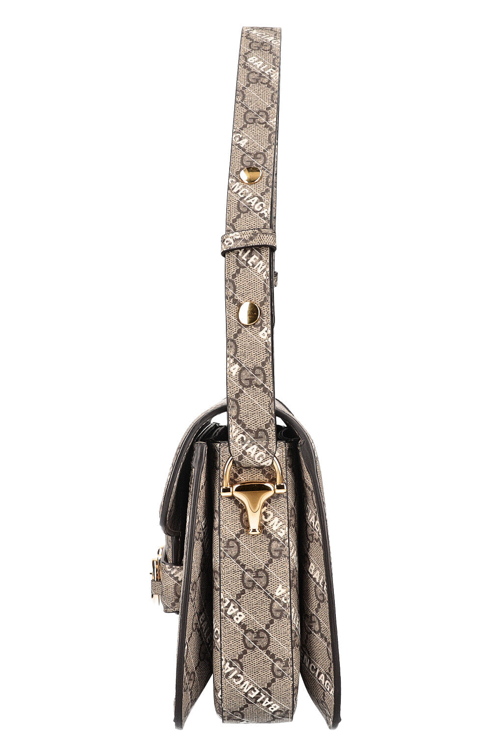 GUCCI x BALENCIAGA The Hacker Project Horsebit 1955 Bag GG Canvas Supreme