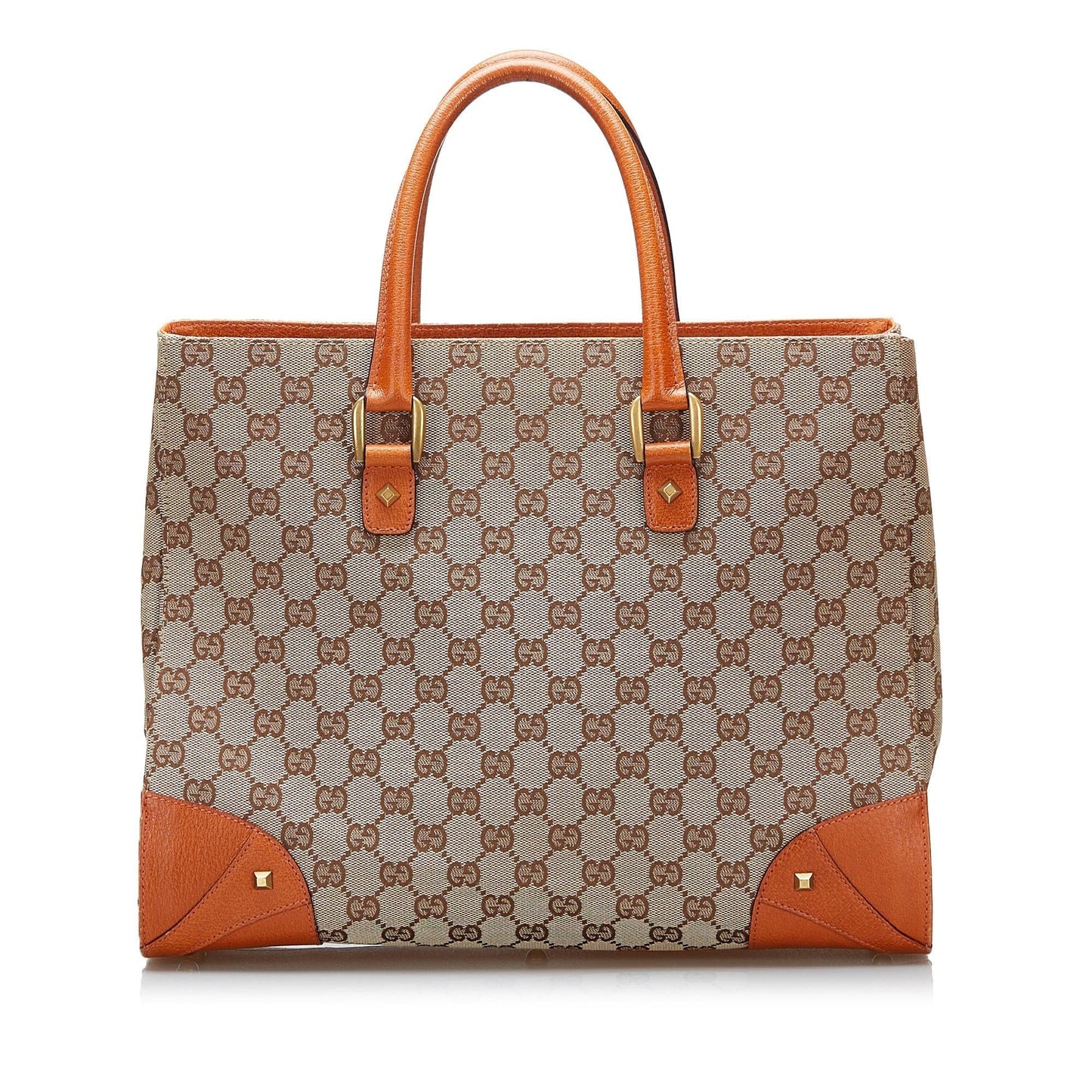 Gucci GG Canvas Nailhead Tote
