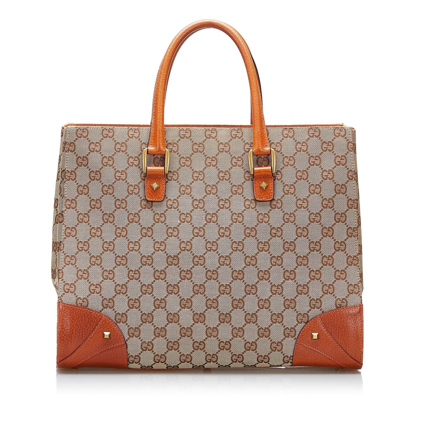 Gucci GG Canvas Nailhead Tote
