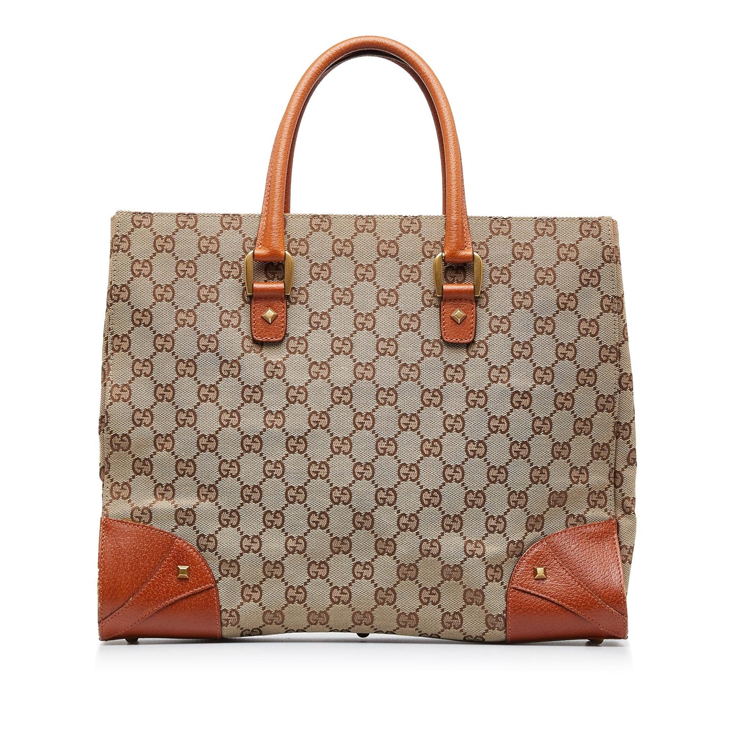 Gucci GG Canvas Nailhead Tote