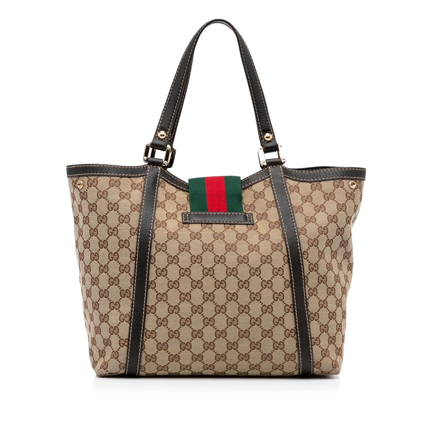 Gucci GG Canvas New Ladies Web Tote