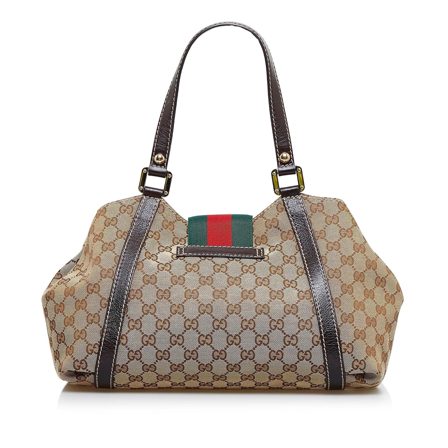 Gucci GG Canvas New Ladies Web Tote