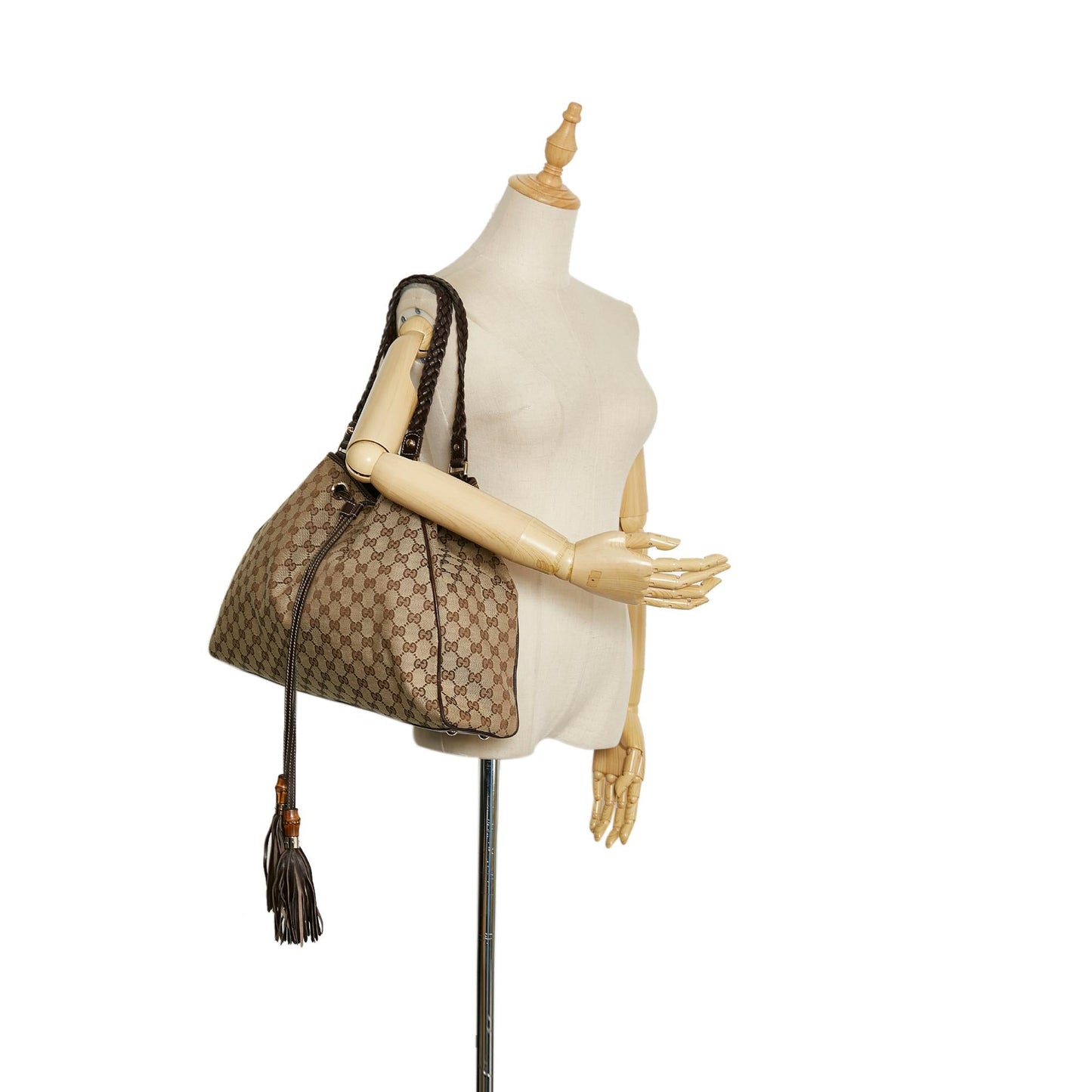 Gucci GG Canvas Peggy Tote