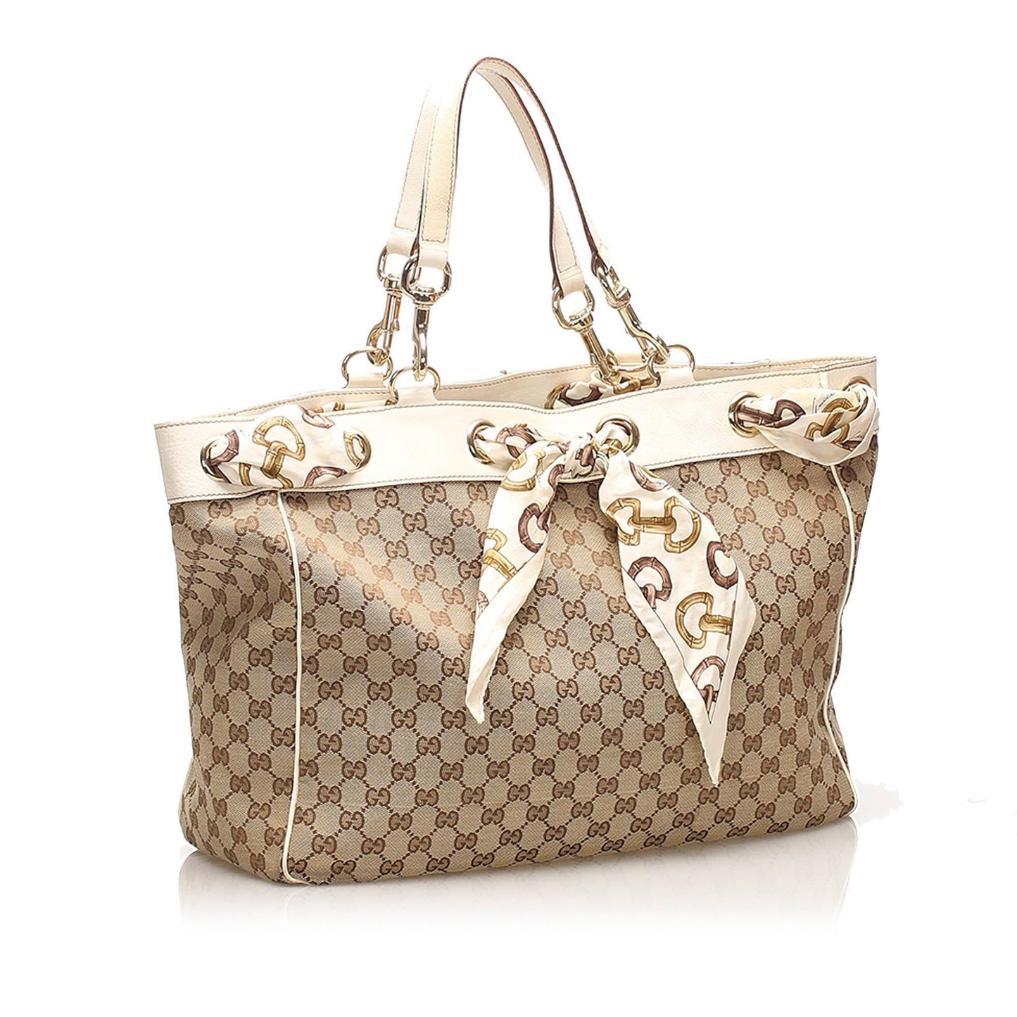Gucci GG Canvas Positano Tote Bag
