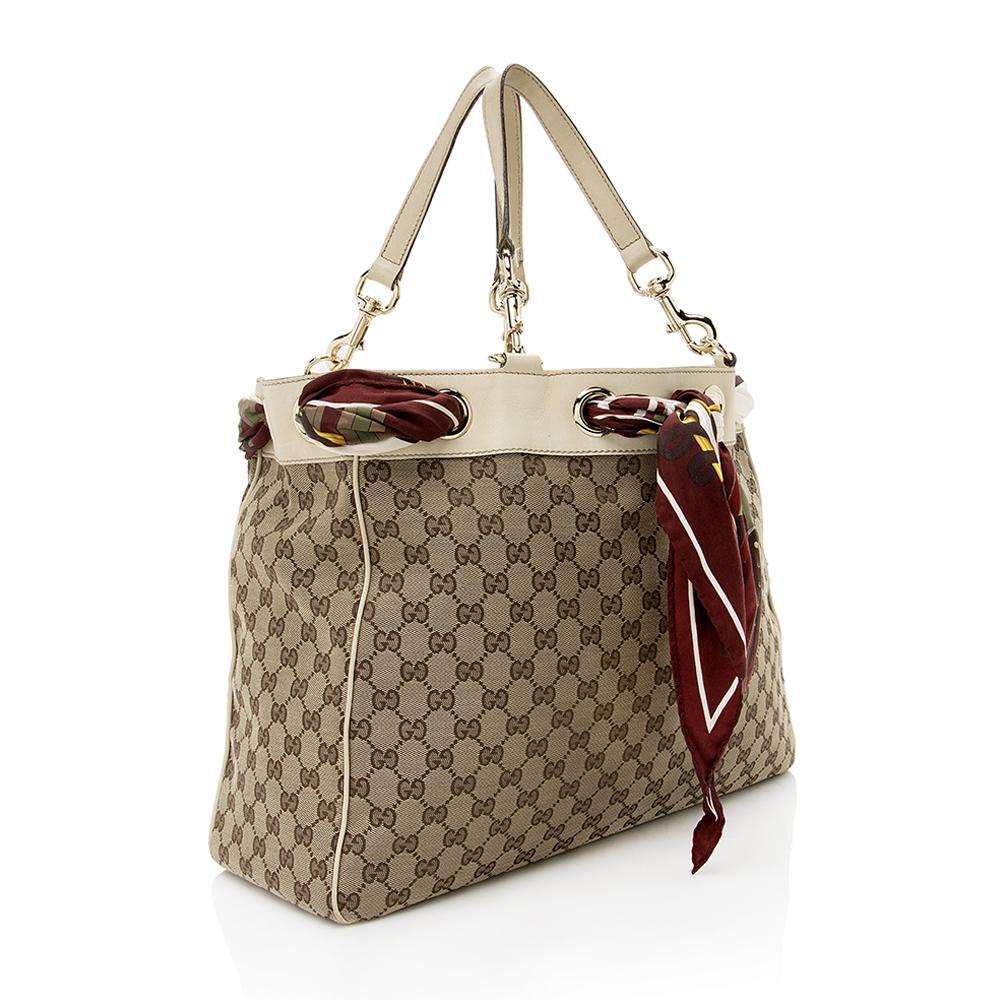Gucci GG Canvas Positano Tote