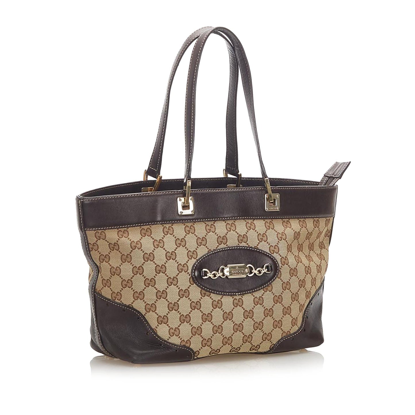Gucci GG Canvas Punch Tote Bag