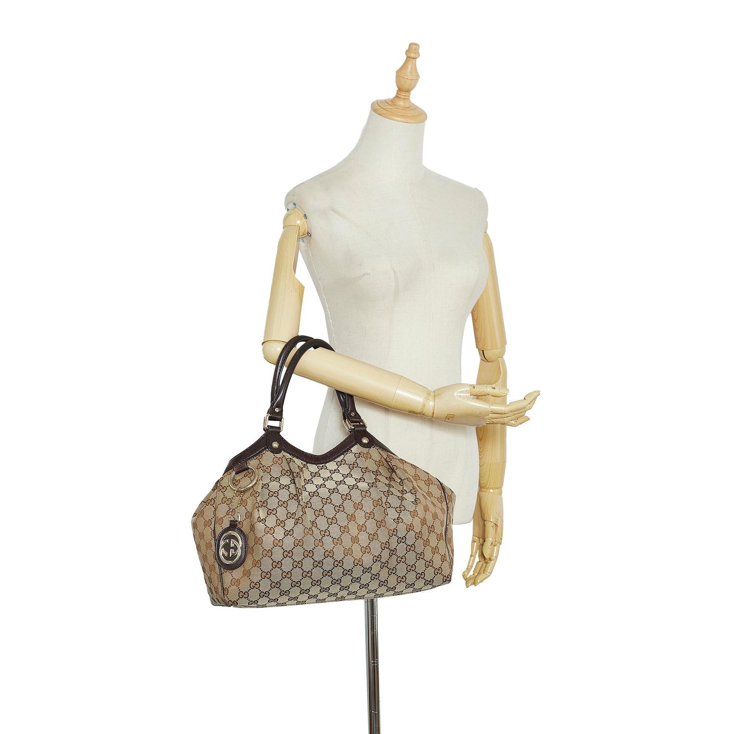 Gucci GG Canvas Sukey Tote Bag (SHG-pqL1Sc)
