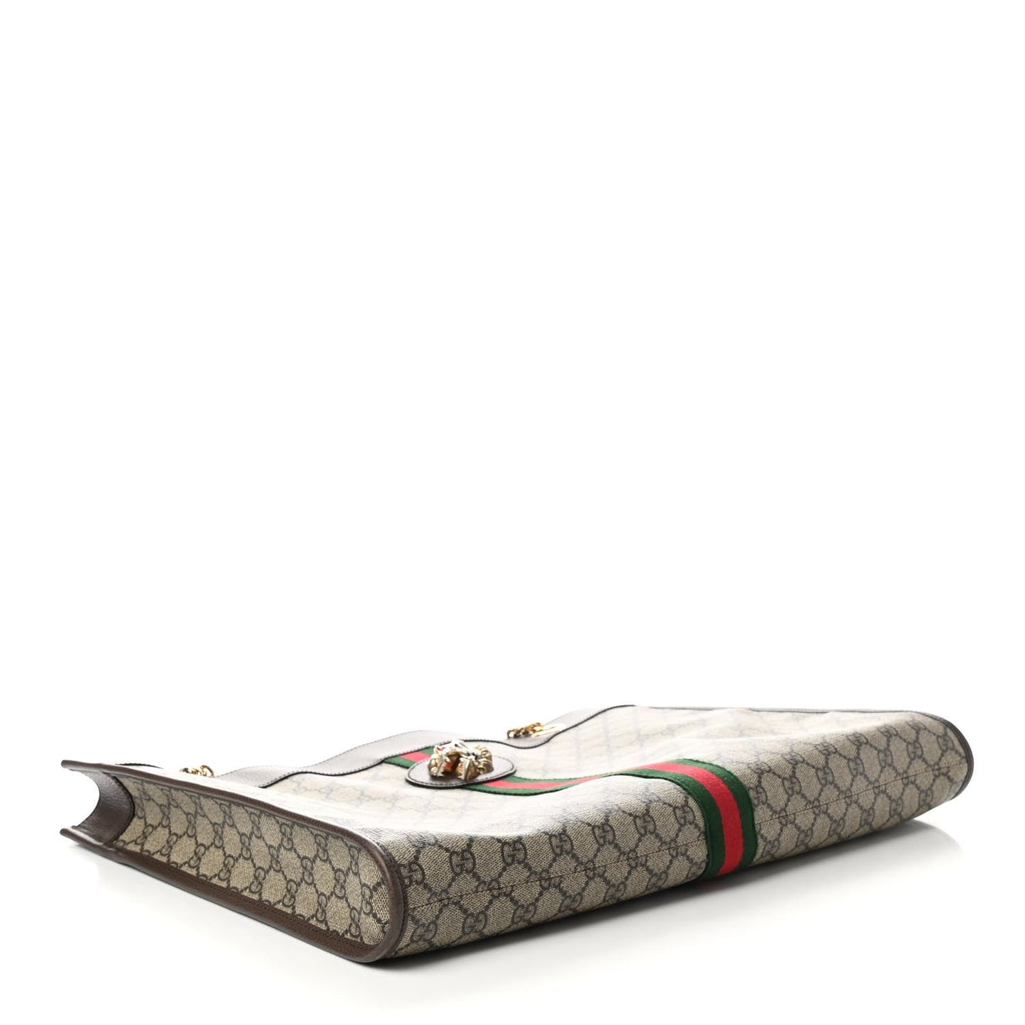 GUCCI GG SUPREME MONOGRAM RAJAH CHAIN TOTE
