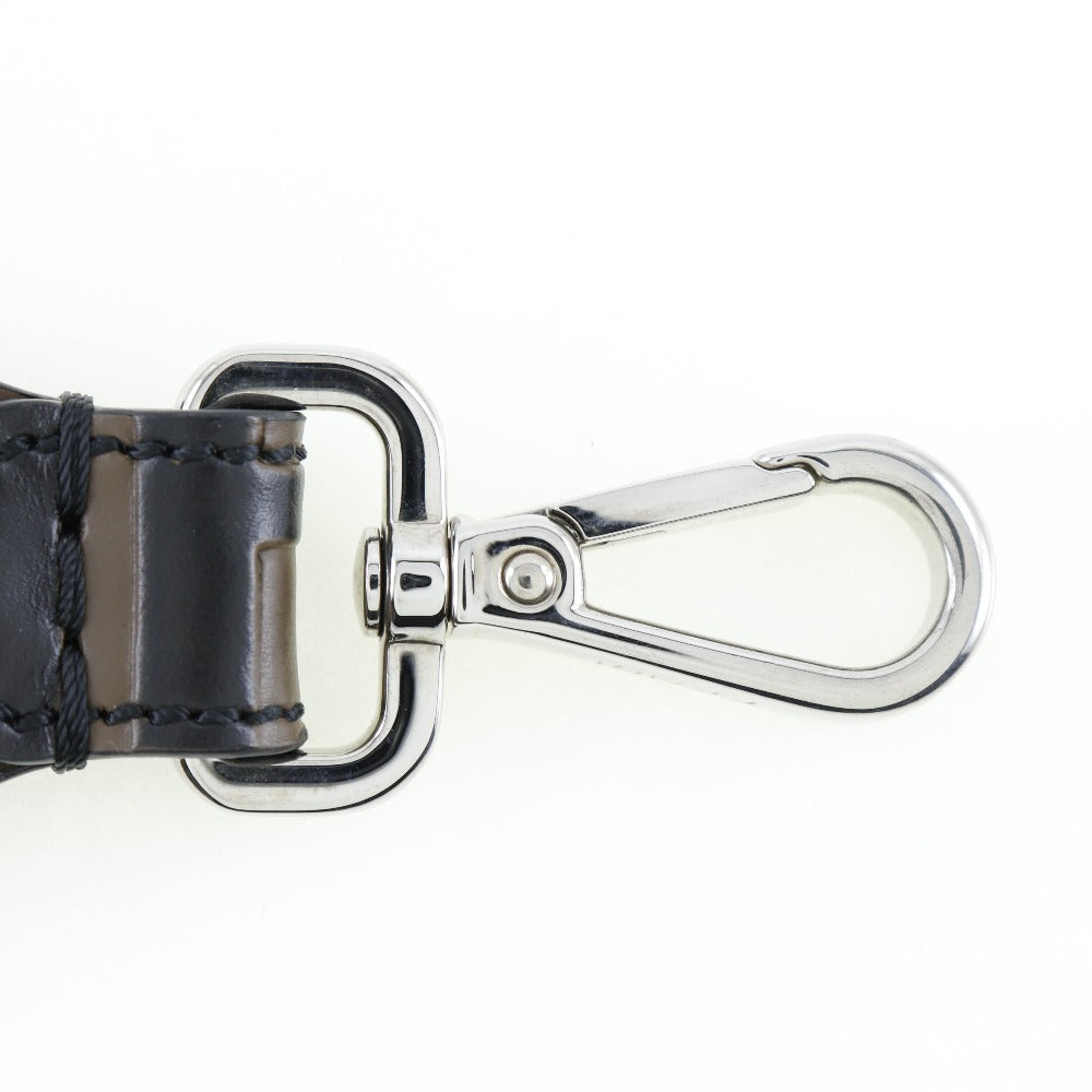 FENDI charm leather Brown key ring FF logo Women(Unisex) Used