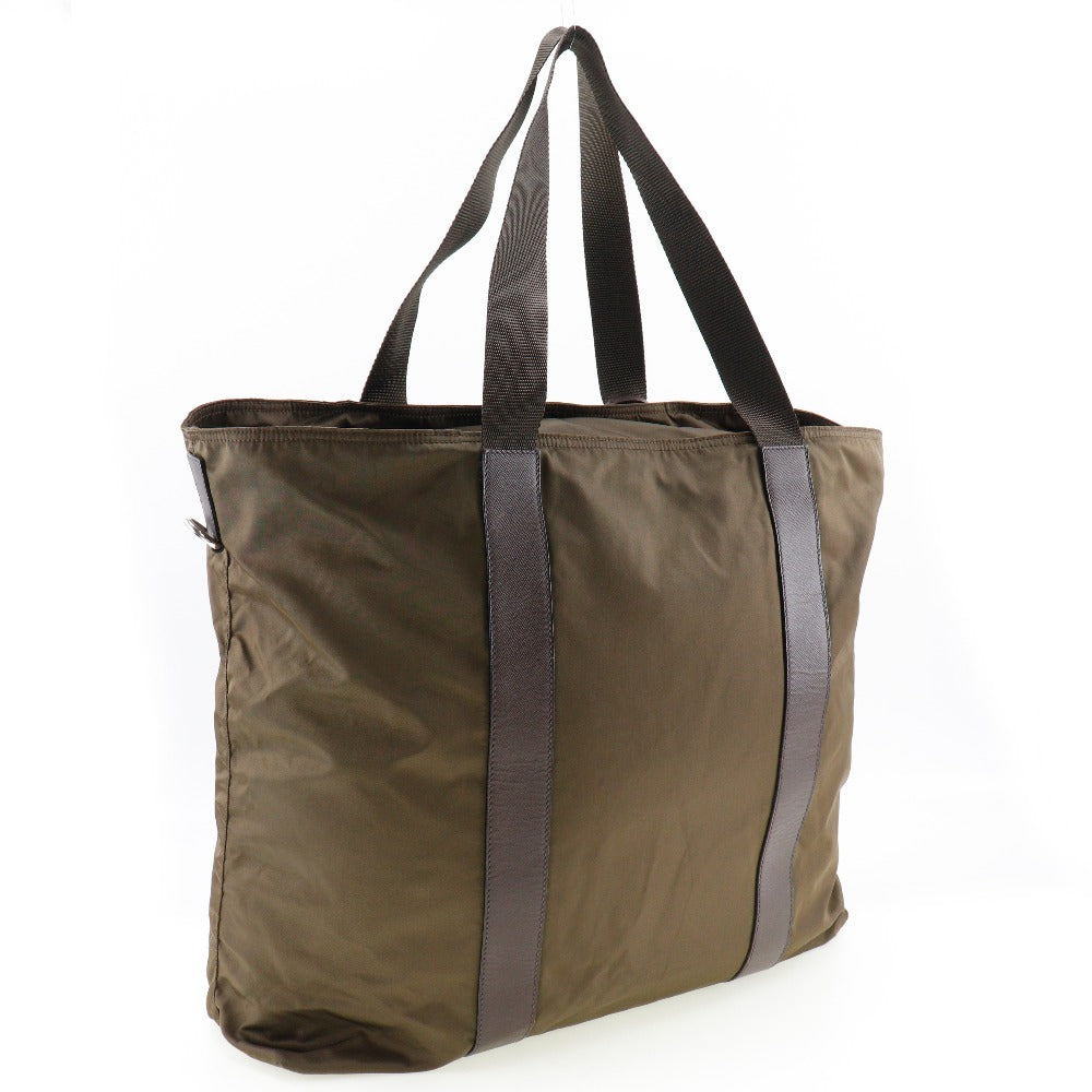 PRADA Boston Duffel bag Nylon khaki Women(Unisex) Used