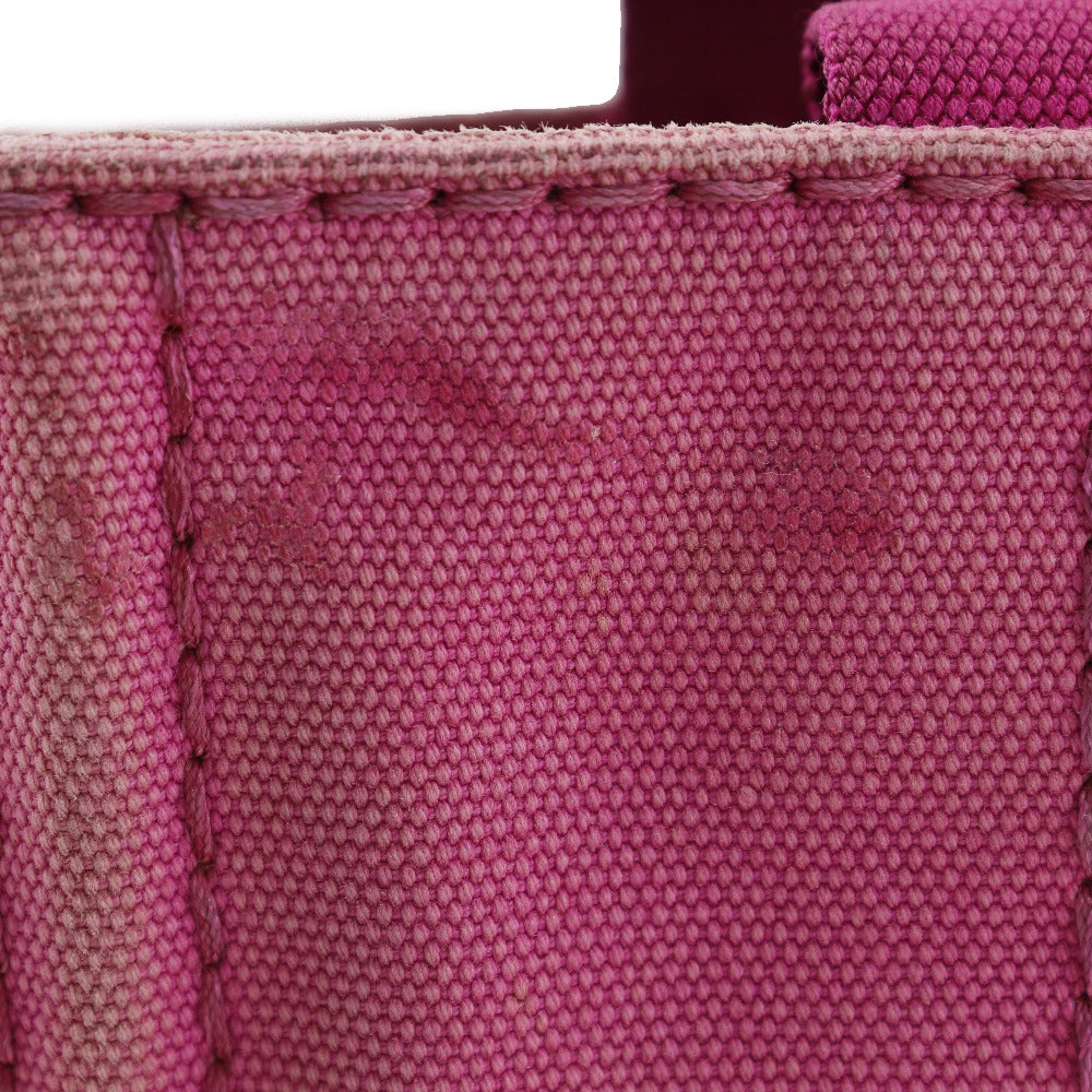 PRADA Handbag canvas pink 2WAYShoulder Canapa mini Women Used