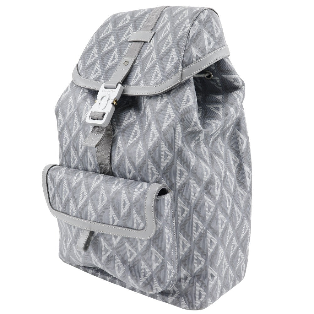 Christian Dior Backpack 1ESBA021CDP PVC gray Backpack HIT THE ROAD