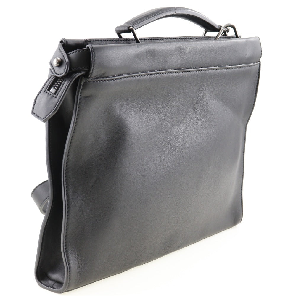 FENDI Business bag Calfskin black 2WAYShoulder Ceria Peekaboo mens Used