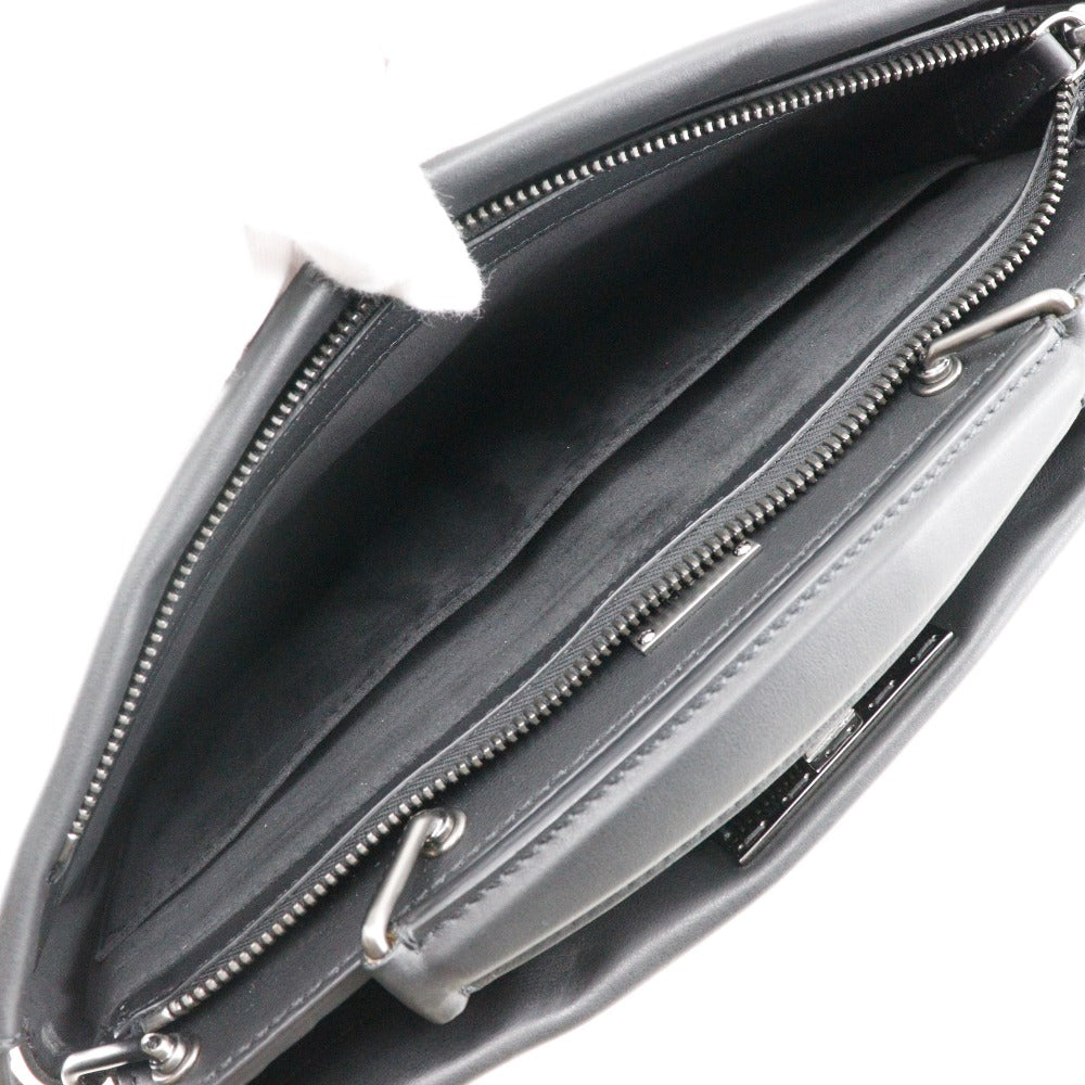FENDI Business bag Calfskin black 2WAYShoulder Ceria Peekaboo mens Used