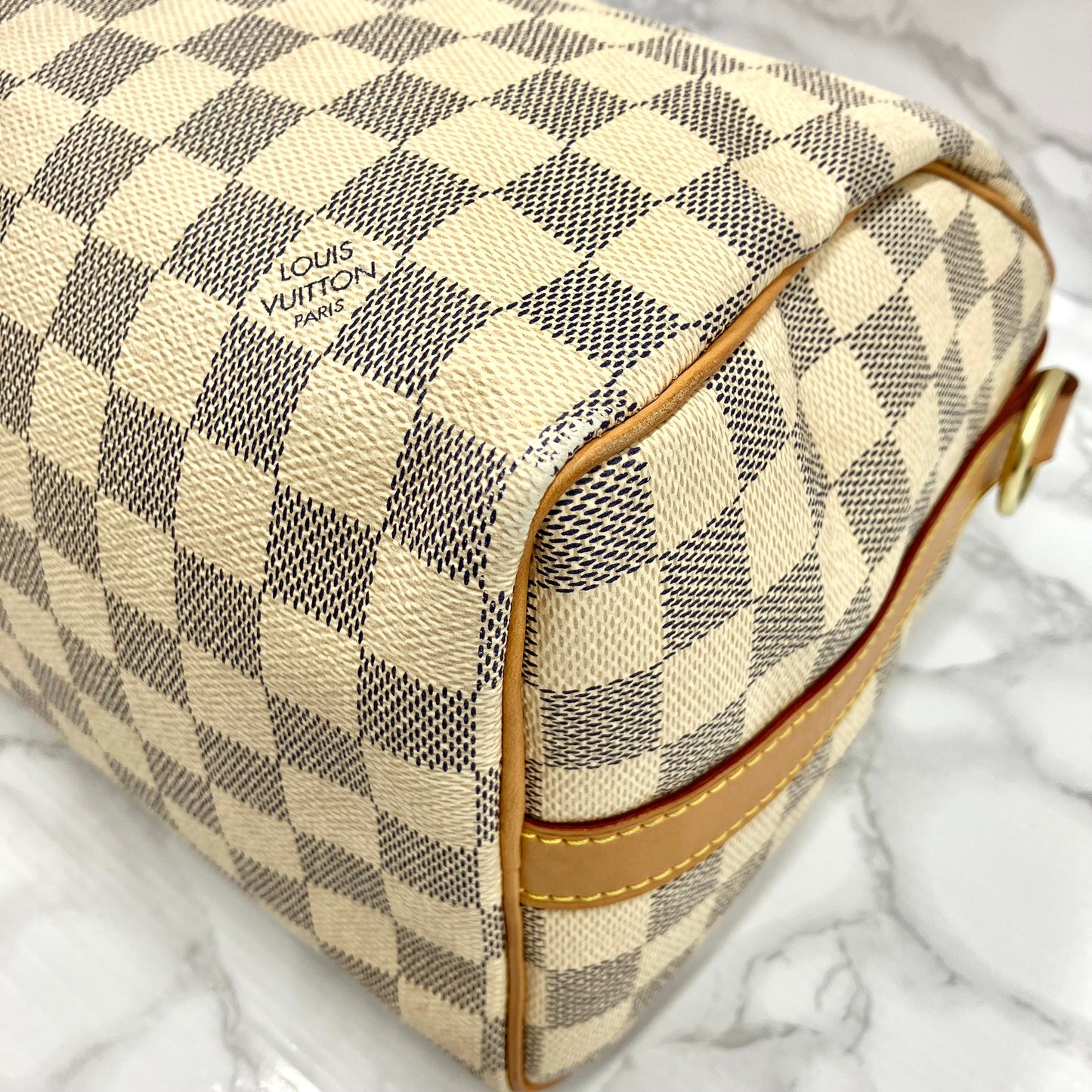 LOUIS VUITTON Azur Speedy 25 Bandouliere