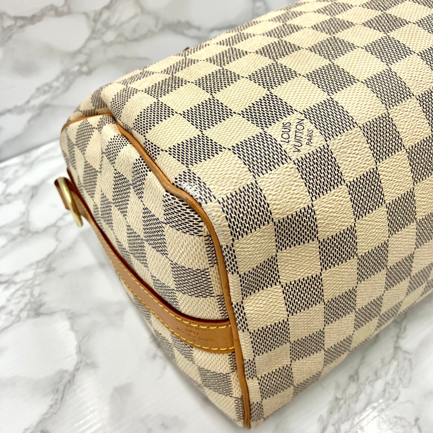 LOUIS VUITTON Azur Speedy 25 Bandouliere