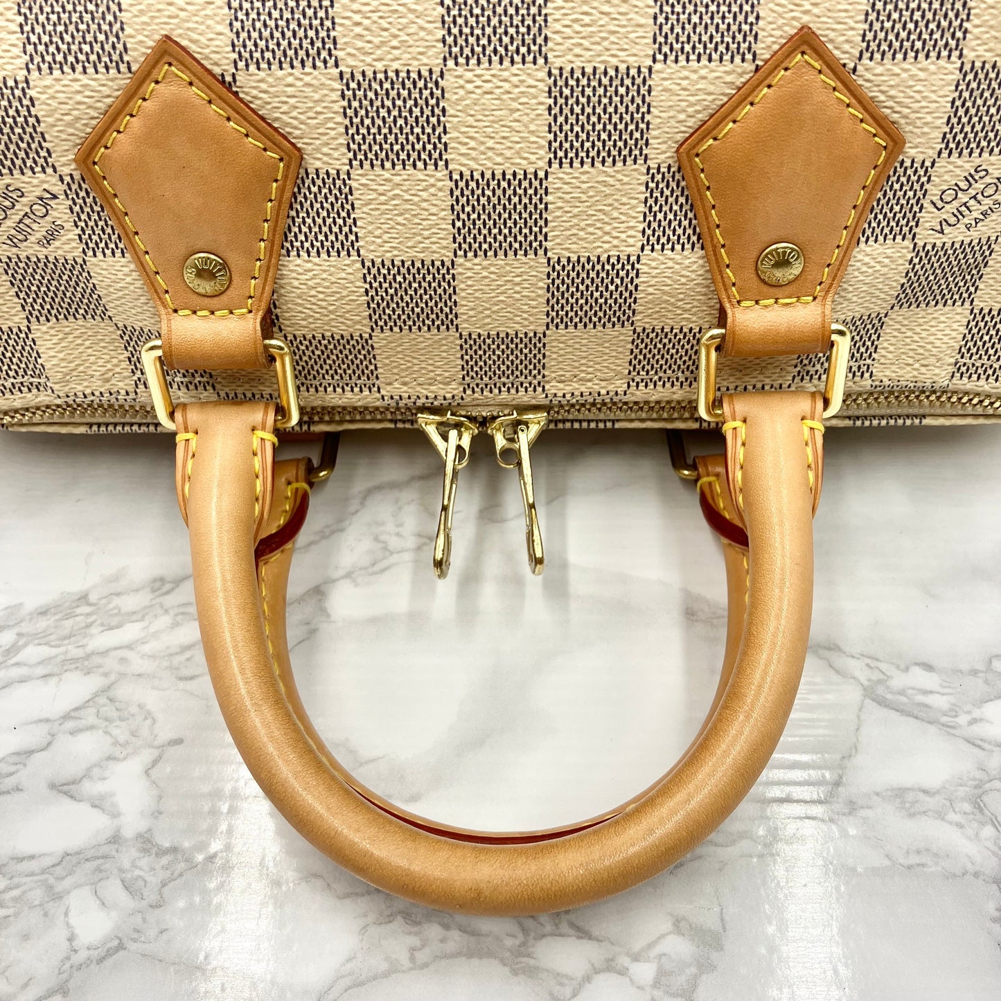 LOUIS VUITTON Azur Speedy 25 Bandouliere