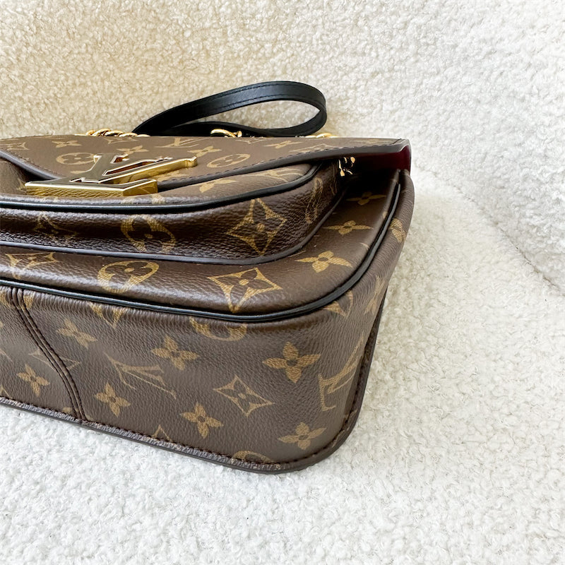 LV Passy Shoulder Bag in Monogram Canvas and GHW