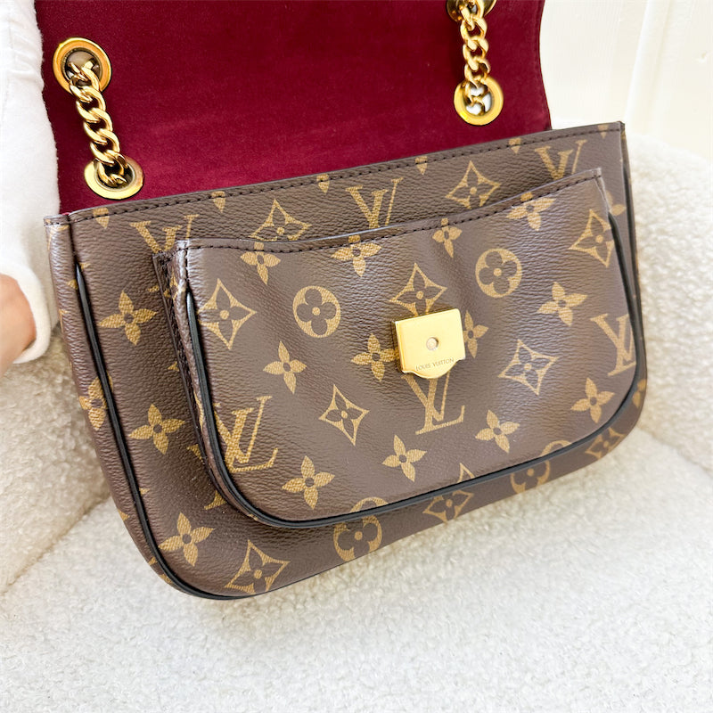 LV Passy Shoulder Bag in Monogram Canvas and GHW