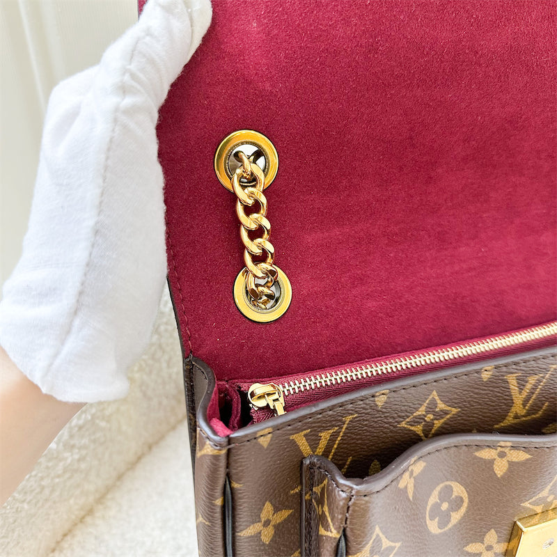 LV Passy Shoulder Bag in Monogram Canvas and GHW