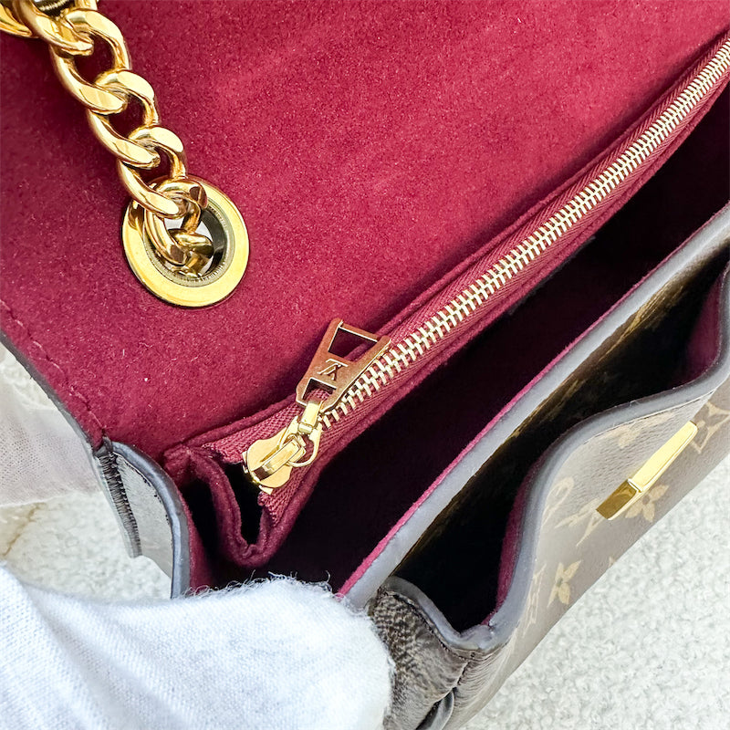 LV Passy Shoulder Bag in Monogram Canvas and GHW