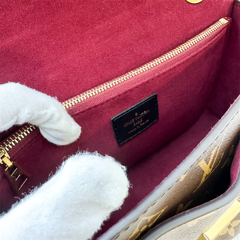 LV Passy Shoulder Bag in Monogram Canvas and GHW