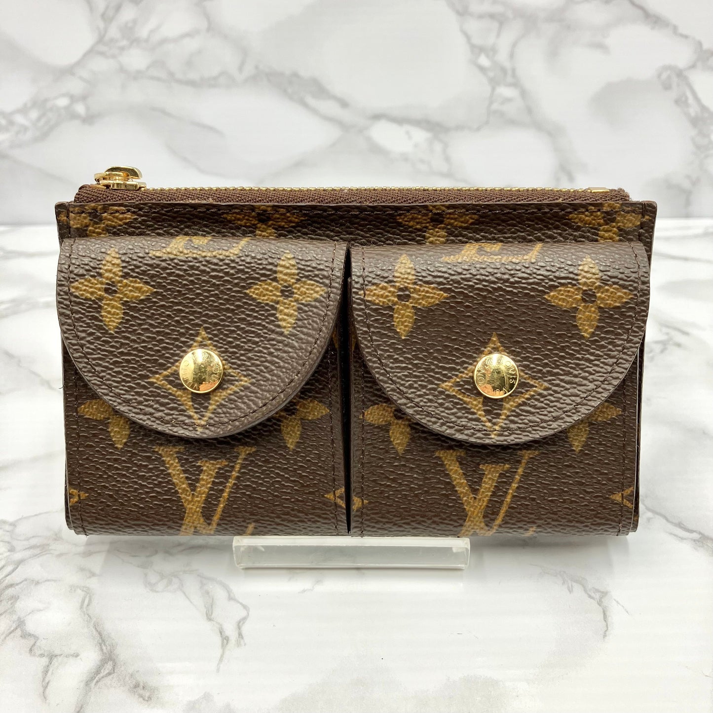 LOUIS VUITTON Monogram Santure Pochette Duo