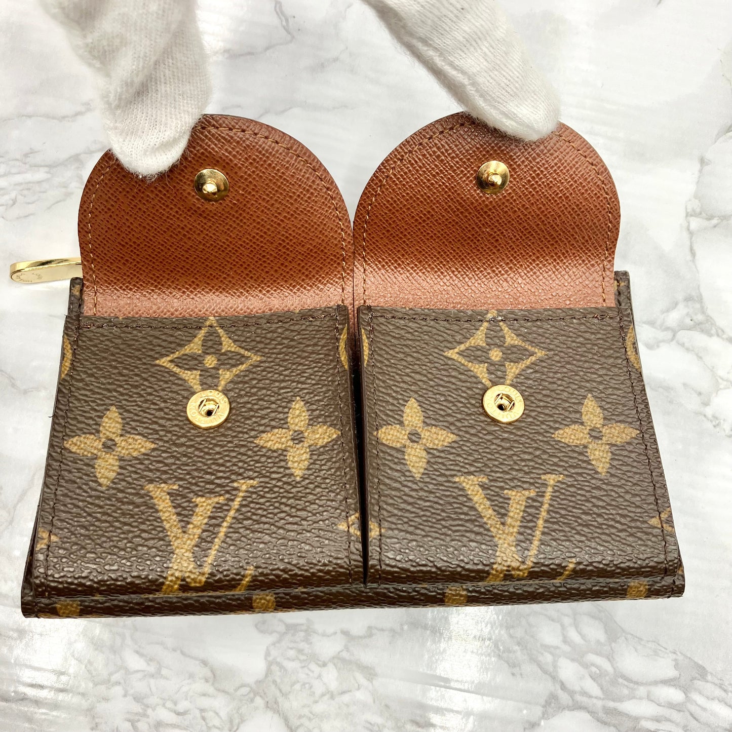 LOUIS VUITTON Monogram Santure Pochette Duo