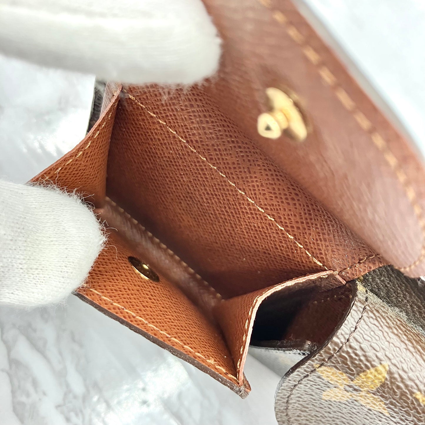 LOUIS VUITTON Monogram Santure Pochette Duo