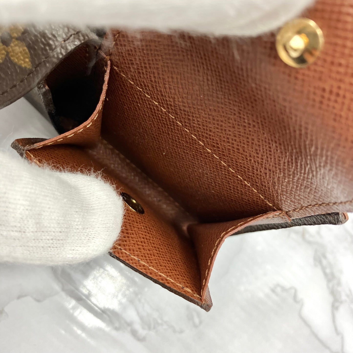 LOUIS VUITTON Monogram Santure Pochette Duo