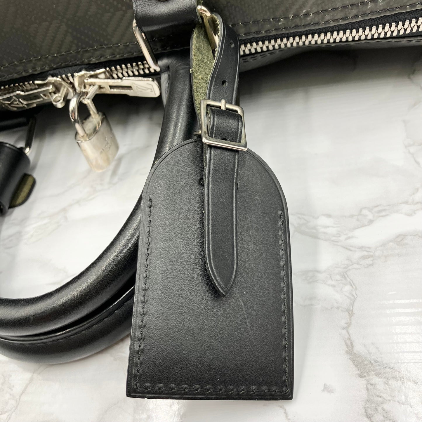 LOUIS VUITTON Keepall 45 Damier Carbon