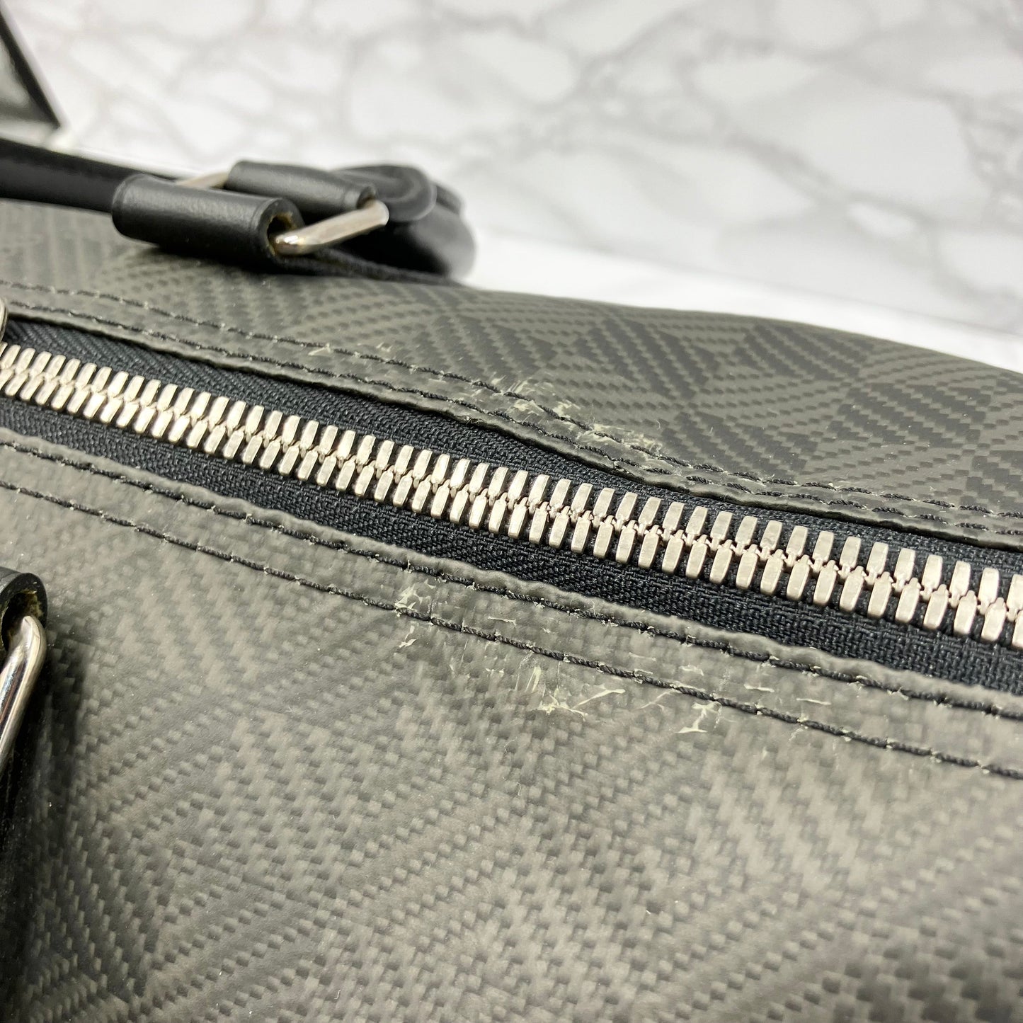 LOUIS VUITTON Keepall 45 Damier Carbon
