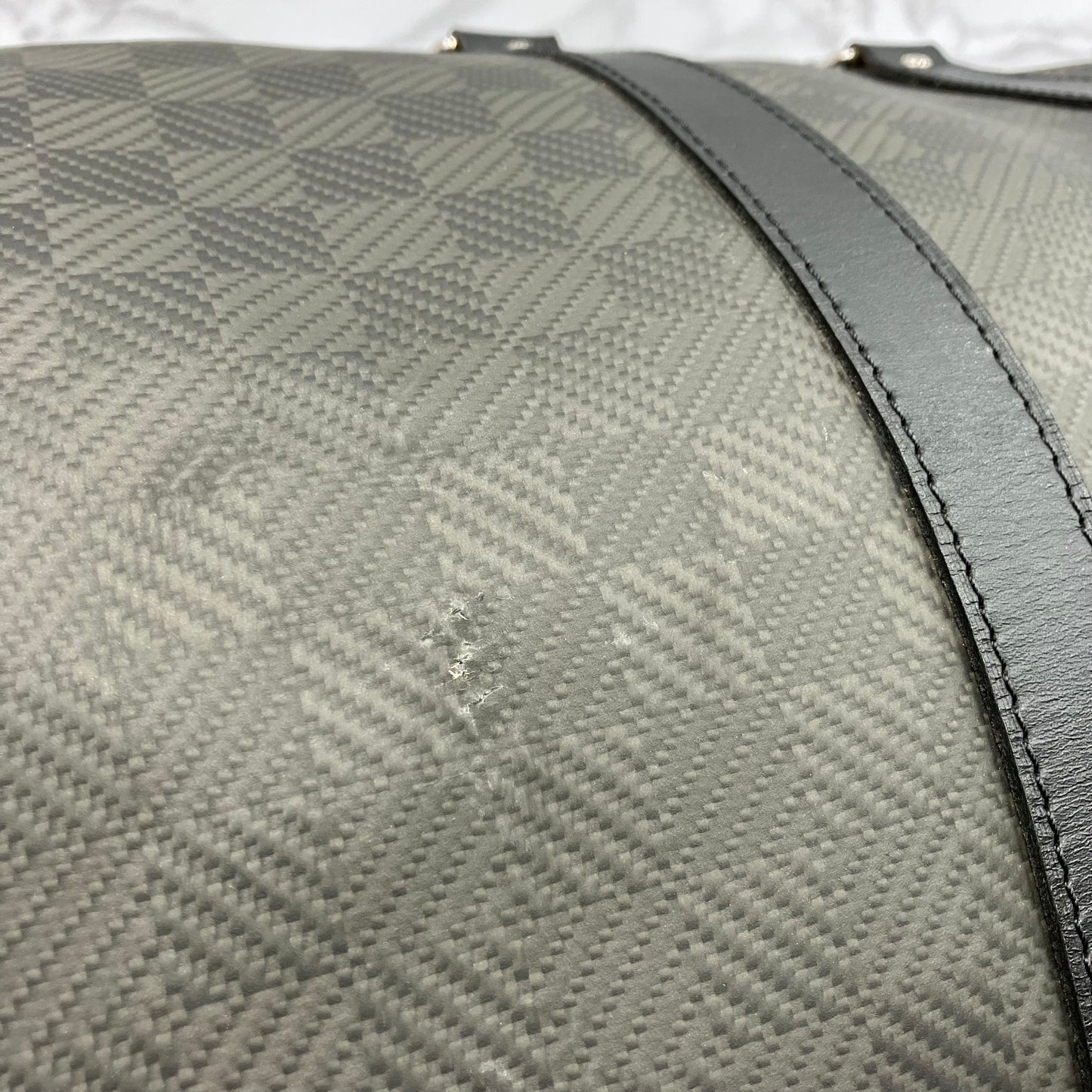 LOUIS VUITTON Keepall 45 Damier Carbon