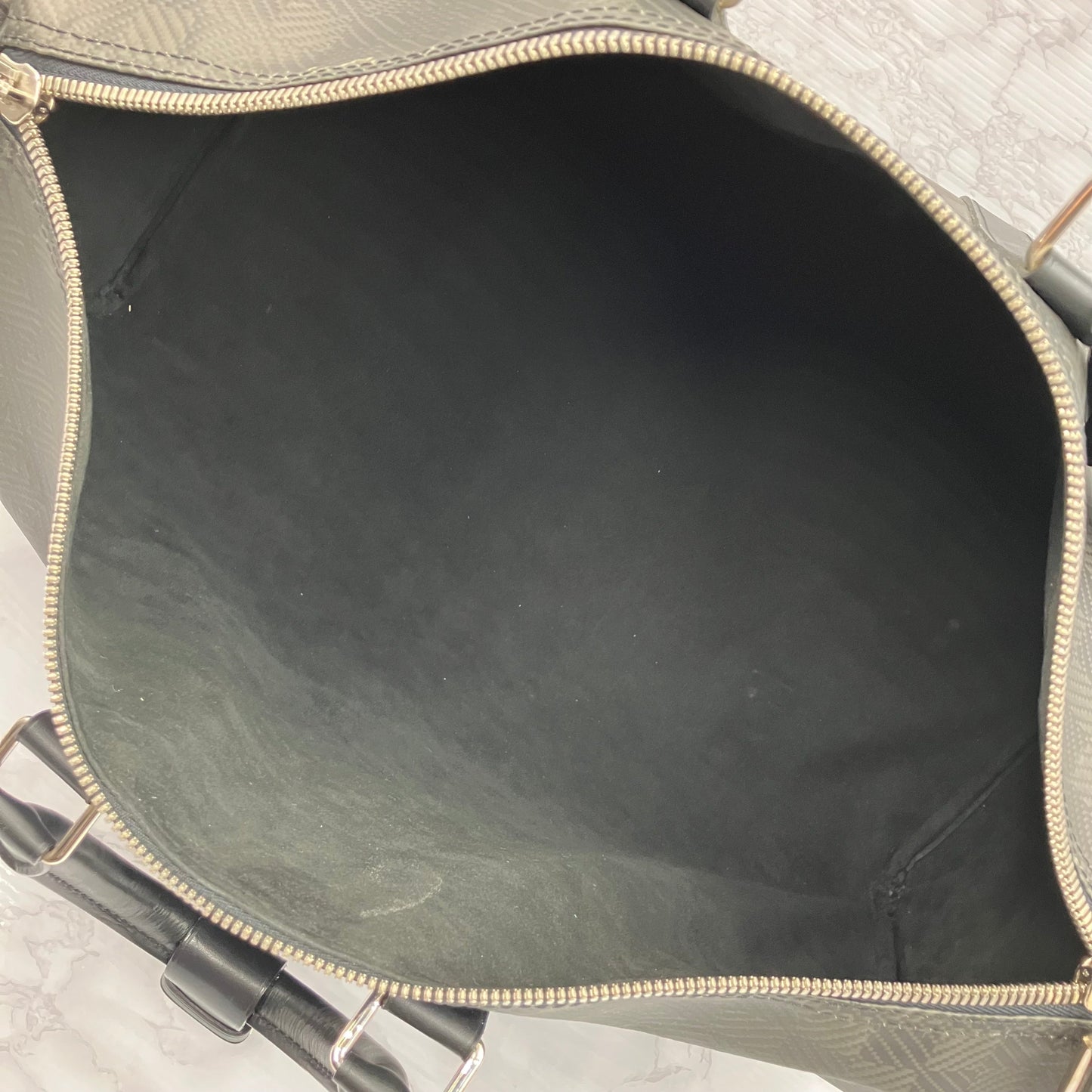 LOUIS VUITTON Keepall 45 Damier Carbon