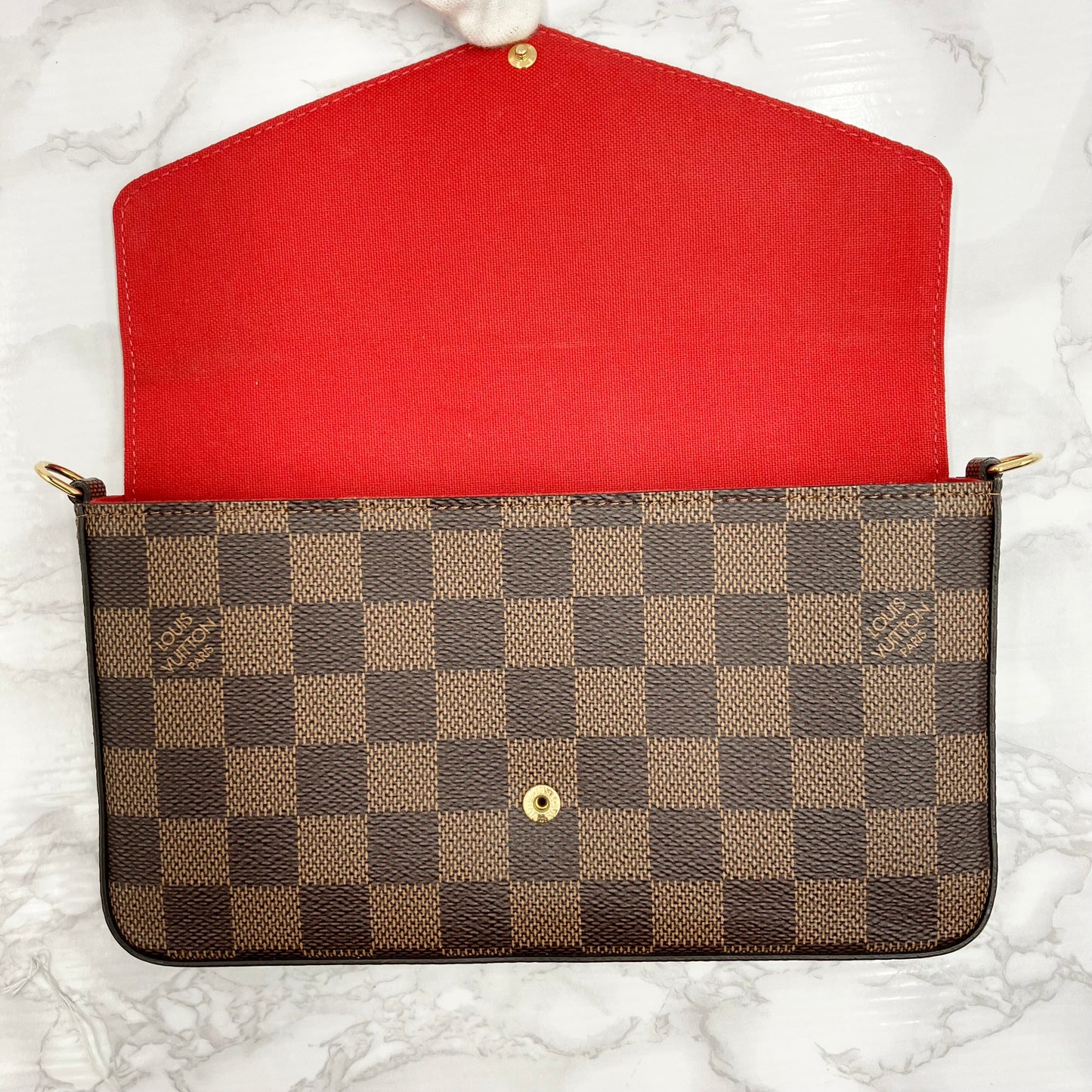 LOUIS VUITTON Damier Felicie RFID