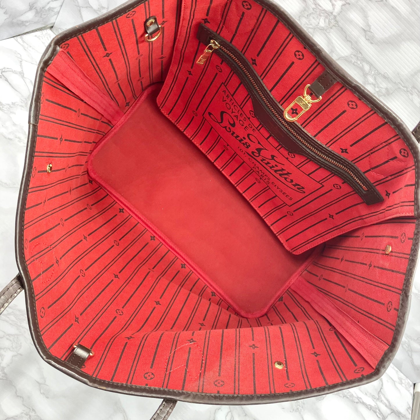LOUIS VUITTON Damier Neverfull MM