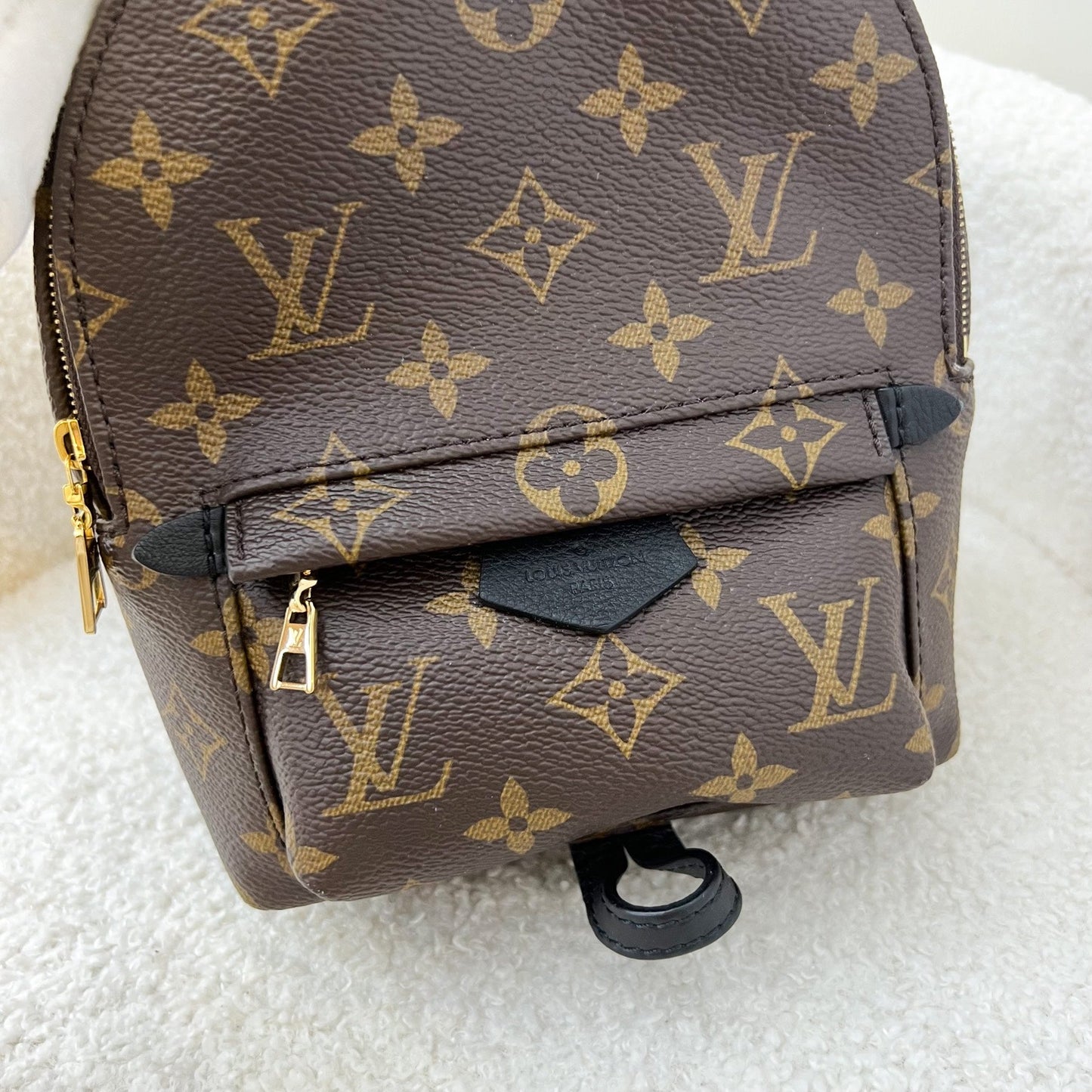 LV Mini Palm Springs Backpack in Monogram Canvas GHW