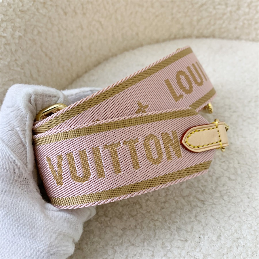 LV Multi Pochette Acc in Monogram Canvas and Rose Clair Strap