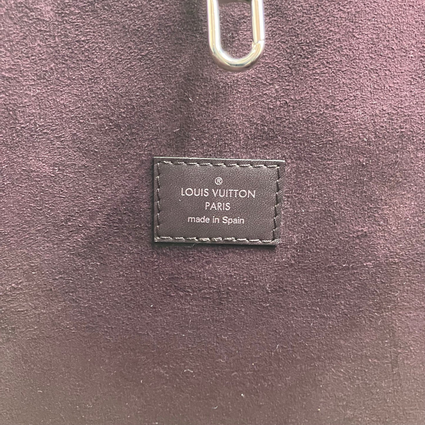 LOUIS VUITTON Epi Neverfull MM fuchsia