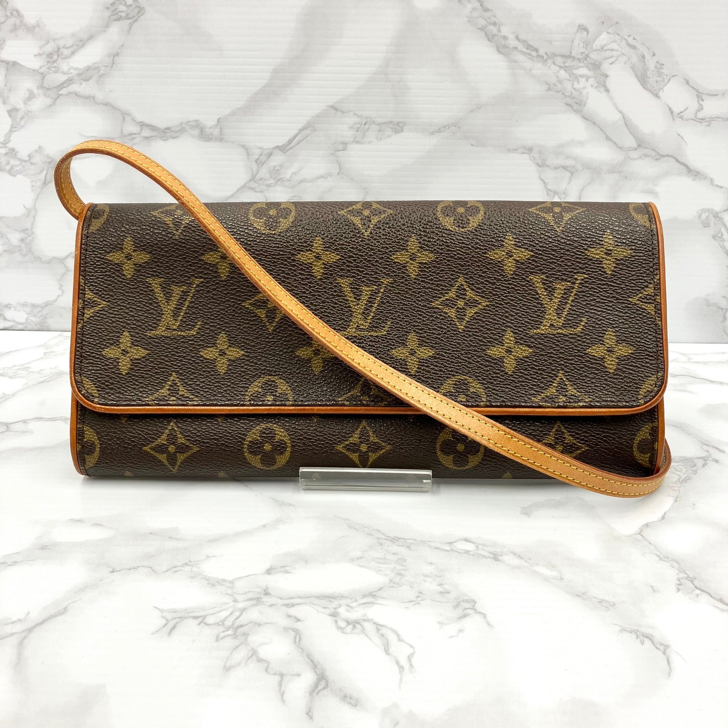 LOUIS VUITTON Monogram Pochette Twin GM