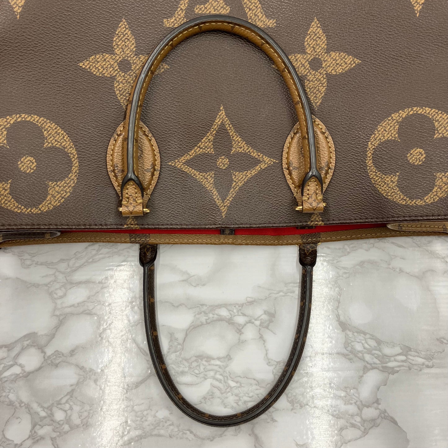 LOUIS VUITTON Giant Monogram Reverse ON THE GO GM